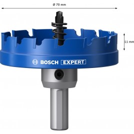 BOSCH Piła otwornica trzpieniowa EXPERT Sheet Metal, 70 × 5 mm 2608902016