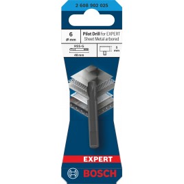 BOSCH Wiertło prowadzące do otwornicy trzpieniowej EXPERT Sheet Metal, O 6 × 5 2608902025