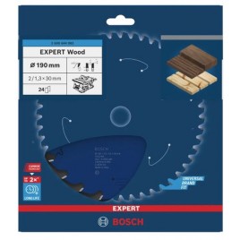 BOSCH Tarcza pilarska EXPERT Wood, 250 × 2,8 / 1,8 × 30 mm, T60 2608902235