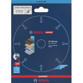 Bosch EXPERT Carbide Multi Wheel Węglikowa tarcza tnąca 125mm, 22,23mm 2608902