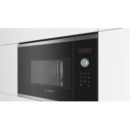 Bosch Seria 4 Kuchenka mikrofalowa do zabudowy 59 x 38 cm Stal szlachetna BFL553MS0