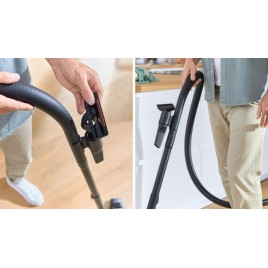 Bosch Serie 4 Staubsauger mit Beutel Weiß BGB38HYG1 PL Bosch Seria 4 Odkurzacz workowy bia