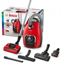 Bosch Serie 8 Odkurzacz workowy ProAnimal, Czerwony BGB8PET1