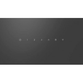 Bosch Serie 4 Okap naścienny 60 cm Czarne szkło, Czarny DWK67FN60