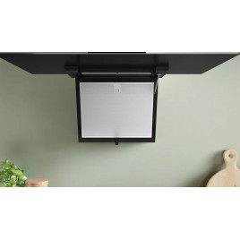 Bosch Serie 4 Okap naścienny 80 cm Czarne szkło, Czarny DWK87FN60