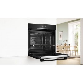 Bosch Serie 4 Piekarnik do zabudowy 60 x 60 cm Czarny HBA372EB4