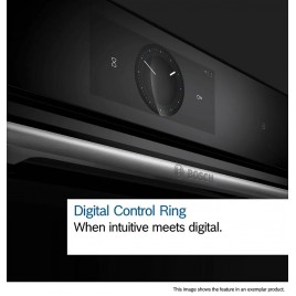 Bosch Serie 8 Piekarnik do zabudowy z funkcją pary 60 x 60 cm Czarny HSG7364B1