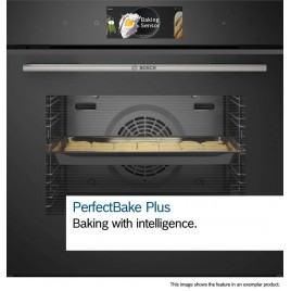 Bosch Serie 8 Piekarnik do zabudowy z funkcją pary 60 x 60 cm Czarny HSG7361B1