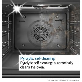 Bosch Serie 8 Piekarnik do zabudowy z funkcją pary 60 x 60 cm Czarny HSG7364B1