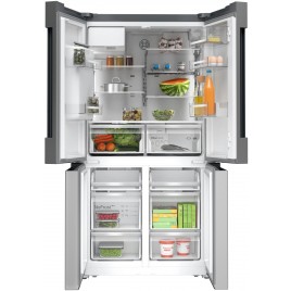 Bosch Serie 6 Lodówka typu Side by Side z zamrażarką na dole 183 x 90,5 cm KFD96APEA