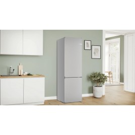 Bosch Serie 4 Lodówka z dolnym zamrażalnikiem wolnostojąca 203 x 60 cm KGN392LAG