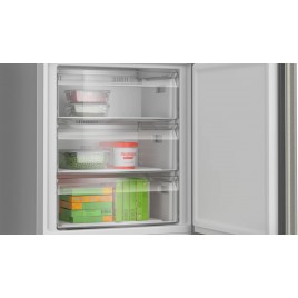 Bosch Serie 4 Lodówka z dolnym zamrażalnikiem wolnostojąca 203 x 70 cm KGN492IAF