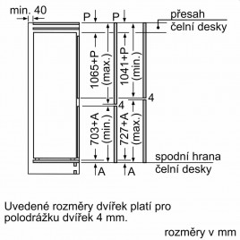 Bosch Serie 6 Lodówka z dolnym zamrażalnikiem do zabudowy 177.2 x 55.8 cm KIN86ADB0