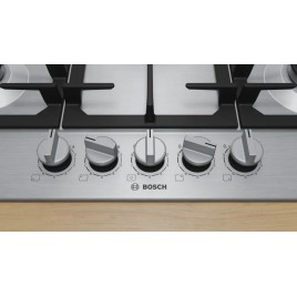 Bosch Serie 6 Płyta gazowa 75 cm Stal szlachetna PCQ7A5I90