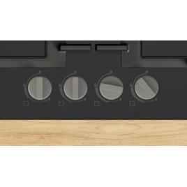 Bosch Serie 4 Płyta gazowa 60 cm Szkło hartowane, Czarny PNH6B6K40