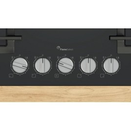 Bosch Serie 6 Płyta gazowa 75 cm Szkło hartowane, Czarny PPQ7A6I40
