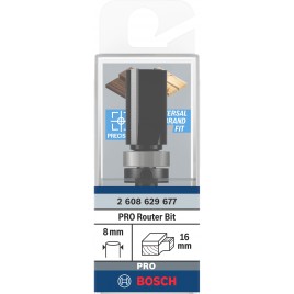BOSCH Frez prosty PRO z łożyskiem kulkowym na górze, Ø 16 × L 25.4 2608629677