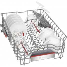 Bosch Serie 6 Zmywarka do zabudowy z panelem 45 cm Stal szczotkowana SPI6EMS21E