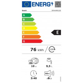 Bosch Serie 4 Zmywarka do zabudowy w pełni zintegrowana 45 cm SPV4HMX10E