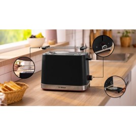 Bosch Compact toaster MyMoment czarny TAT4M223