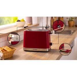 Bosch Compact toaster MyMoment czerwony TAT4M224