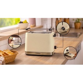 Bosch Compact toaster MyMoment beżowy TAT4M227