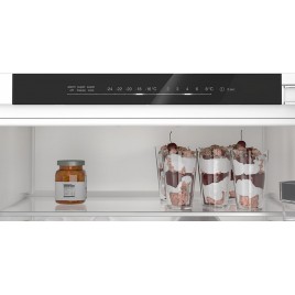 Bosch Serie 4, Chłodziarko-zamrażarka do zabudowy z zamrażalnikiem na dole, KIN96VFD0