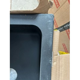 OUTLET Franke Orion OID 611, 940x510 mm, zlewozmywak czarny 114.0288.543 USZKODZONY