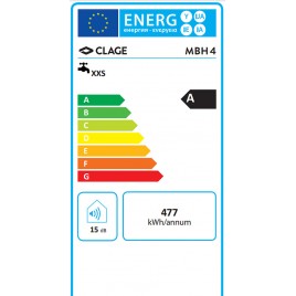 CLAGE MBH 4 Mały podgrzewacz przepływowy 4,4kW/230V 1x20A 1500-16004