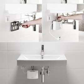 CLAGE MBH 7 Mały podgrzewacz przepływowy 6,5 kW 2 x 400 V 1500-16007