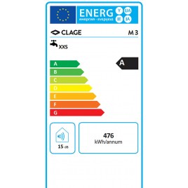 CLAGE M3 Mały podgrzewacz przepływowy pod umywalkę 3,5 kW/230V 1500-17003