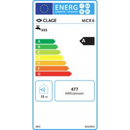 CLAGE MCX 6 Mały podgrzewacz przepływowy 5,7 kW 230 V 1500-15006
