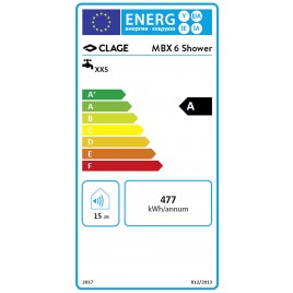 CLAGE MBX 6 Shower Przepływowy podgrzewacz wody 5,7 kW 230 V 1500-15316