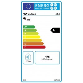 CLAGE M3/END Przepływowy podgrzewacz wody 3,5kW/230V + bezciśnieniową baterią 1500-17243