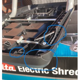WYPRZEDAŻ Makita UD2500 Kruszarka ogrodowa (2500W/67l) USZKODZONE