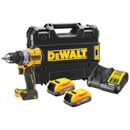 DeWALT DCD800E2T Aku Wiertarka XR (90Nm/18V/2x1,7Ah PowerStack) Tstak