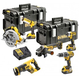 DeWALT DCK623P3 Kombo zestaw 18V(DCG405,DCS367,DCS570,DCF887,DCD796,DCL050,2 xDS300,DCB115