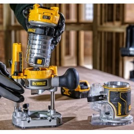 DeWALT DCW604N Frezarka górnowrzecionowa 8mm (18V/bez aku)