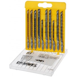 DeWALT DT2290 Zestawy brzeszczotów do wyrzynarek 10 sztuk do drewna