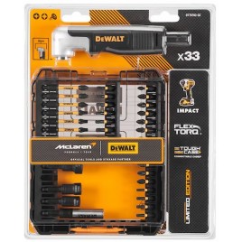 DeWALT DT70782-QZ McLaren 33-elementowy zestaw końcówek udarowych z głowicą kątową