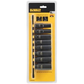 DeWALT zestaw 8 głębokich nasadek udarowych 1/2" DWMT86090