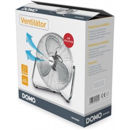 DOMO Wentylator podłogowy 30 cm, w całości metalowy DO42830