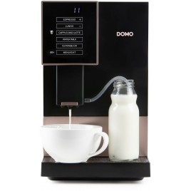 DOMO Automatyczny ekspres do espresso 1350 W, czarno-brązowy DO743K