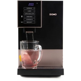 DOMO Automatyczny ekspres do espresso 1350 W, czarno-brązowy DO743K