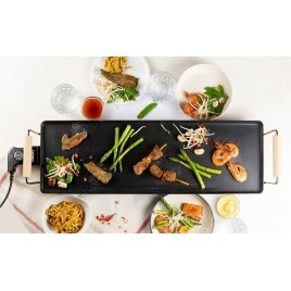DOMO Wood Look Rodzinny grill Teppanyaki 1800W DO8312TP
