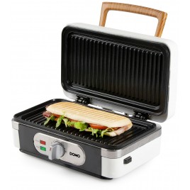 DOMO Opiekacz – Grill – Gofrownica – 3w1 (1100 W), biały DO9277C