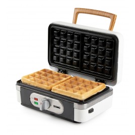 DOMO Opiekacz – Grill – Gofrownica – 3w1 (1100 W), biały DO9277C