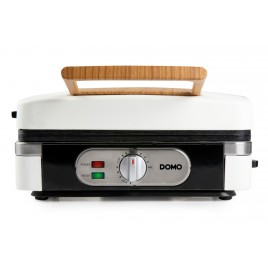 DOMO Opiekacz – Grill – Gofrownica – 3w1 (1100 W), biały DO9277C