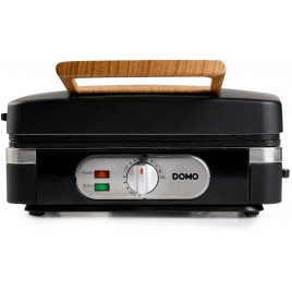 DOMO Opiekacz – Grill – Gofrownica – 3w1 (1100 W), czarny DO9278C