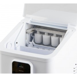 DOMO Kostkarka do lodu z kompresorem (0,8l/120W), biała DO9292IB
